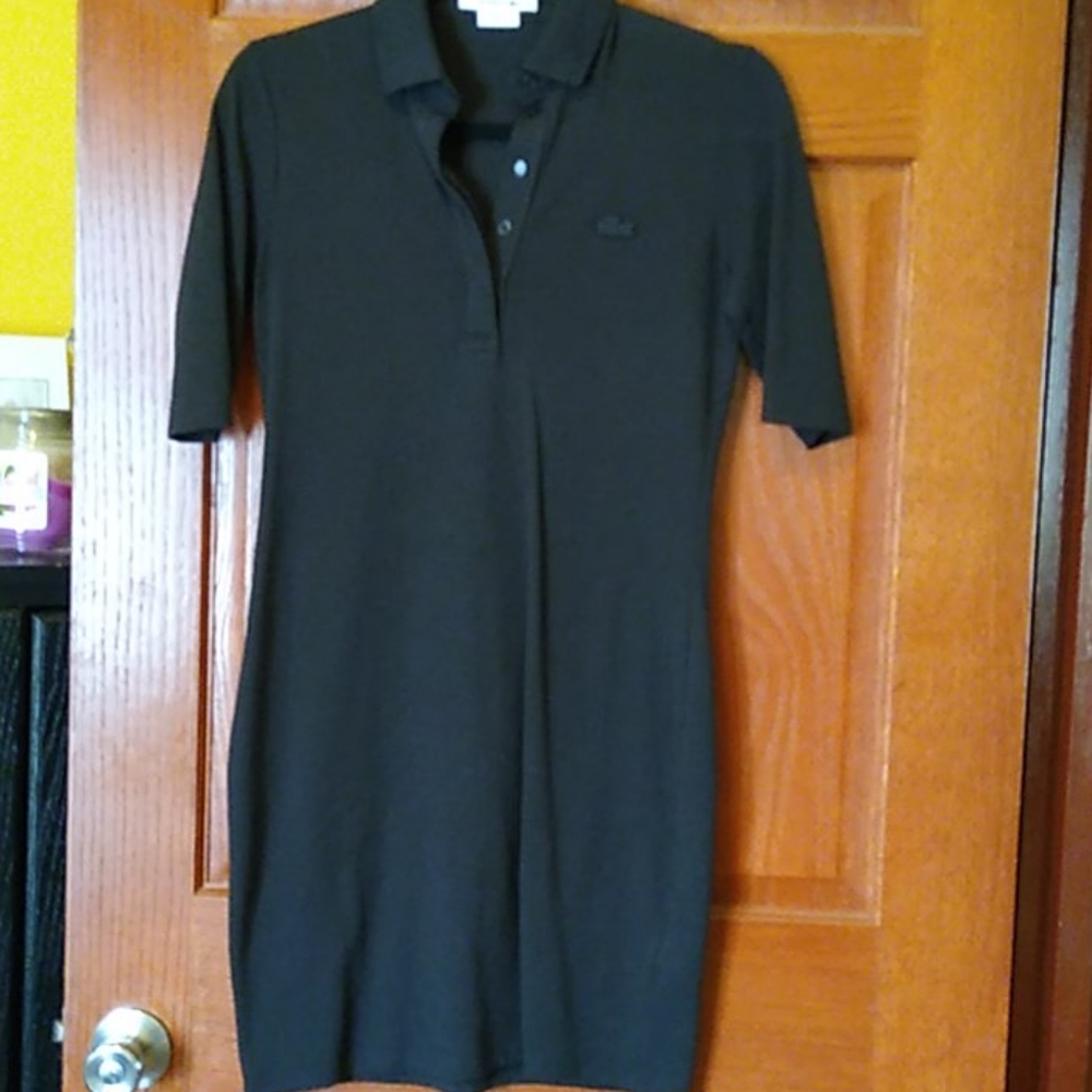 Black Sporty Lacoste Dress